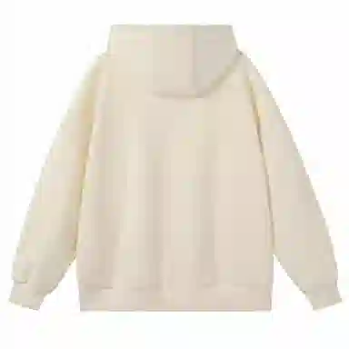 大卫贝肯 美式复古简约百搭休闲宽松套头连帽卫衣 男女同款 黑色