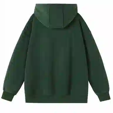 大卫贝肯 美式复古简约百搭休闲宽松套头连帽卫衣 男女同款 黑色