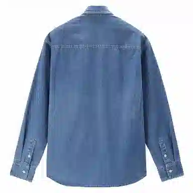 佐丹奴 时尚潮酷纯色长袖衬衫 男款