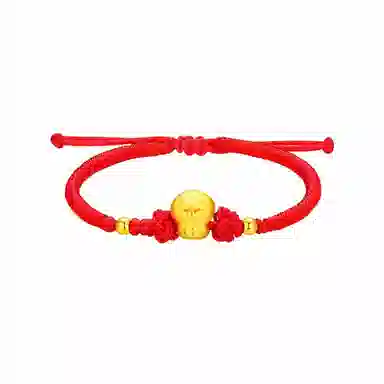 中国珠宝 生肖蛇手饰 福蛇相伴 好运相随 小众设计感 简约大方 时尚单品 日常百搭小巧精致显气质 足金 一口价 手链 女款