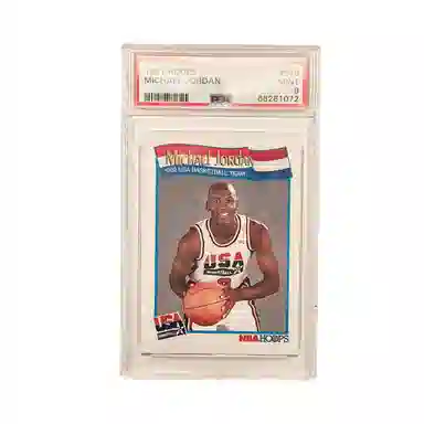 PANINI 1991 Hoops Michael Jordan 92 PSA 9