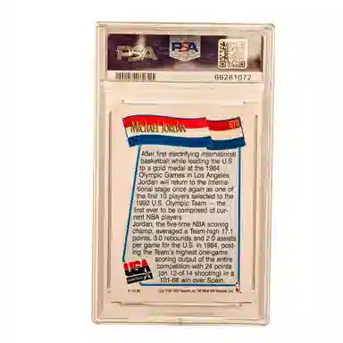 PANINI 1991 Hoops Michael Jordan 92 PSA 9