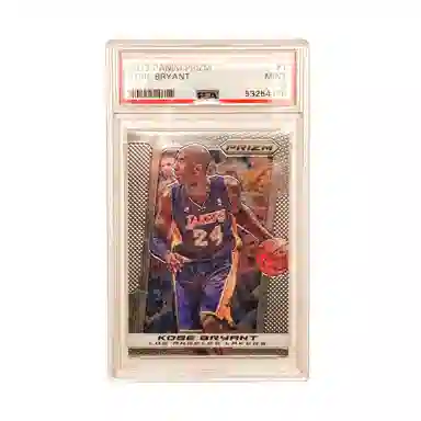 PANINI 2013-14 prizm Kobe Bryant PZ base PSA9