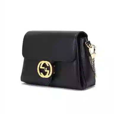 Gucci Mini Black Leather Bag