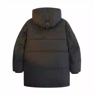 鸭鸭 休闲简约时尚连帽中长款羽绒服 男款