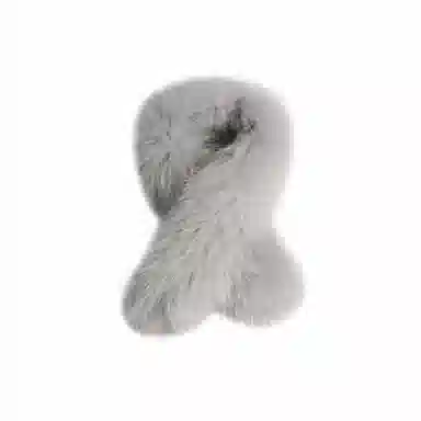 心水好物 韩版双面 皮草保暖毛绒百搭 濑兔毛 围巾 女款