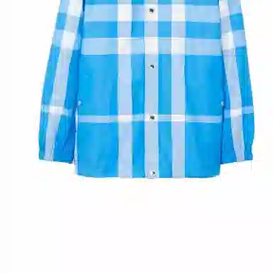 Burberry Hooded Jacket Blue