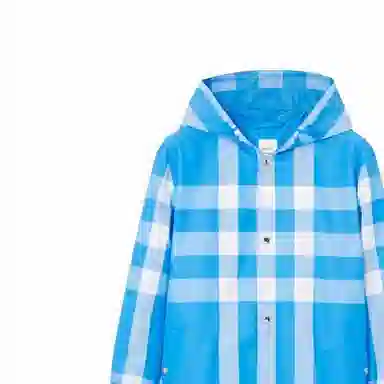 Burberry Hooded Jacket Blue