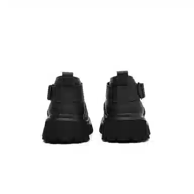 港萌 保暖耐磨防滑 潮流时尚百搭 短筒 雪地靴 男女同款 黑色