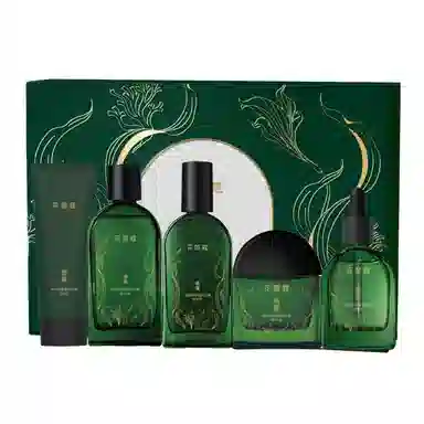 花皙蔻 深海褐藻弹润沁颜护肤套装 保湿补水 五件套