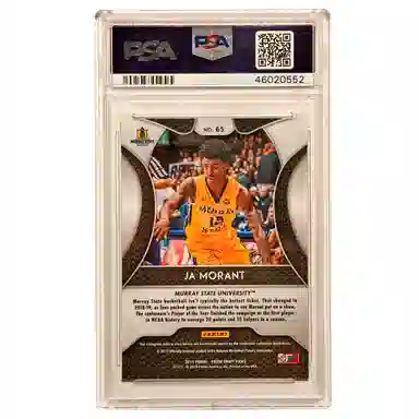 PANINI 2019 Panini Prizm Draft Picks baseRC PSA10