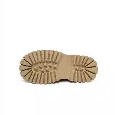 港萌 耐磨增高防滑 潮流百搭 短筒 雪地靴 男女同款 棕色