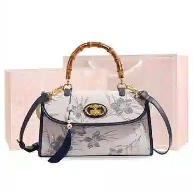 MISS GAIL Retro Embroidery Bag