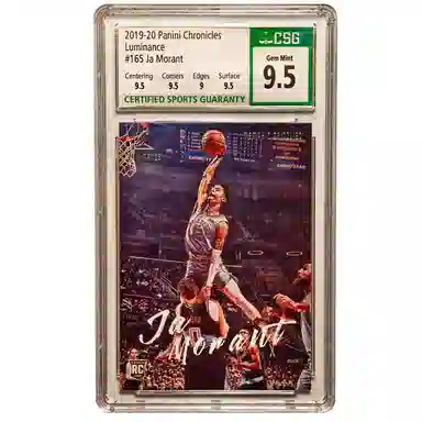 Panini 2019-20 Ja Morant RC Grizzlies Spotlight CSG9.5