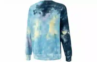 PUMA MMQ Tie Dye Crew Navy