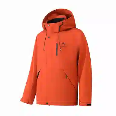 鸭鸭  冰壳系列三合一可拆卸双绒双穿内胆山系户外简约宽松连帽  耐磨透气防水防风冲锋衣 男女同款