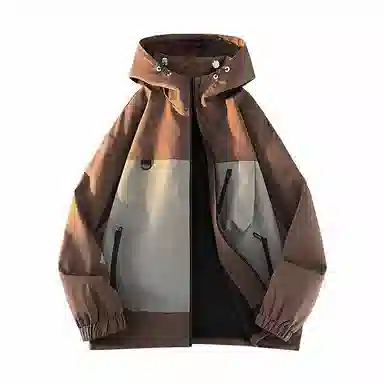 Mountain Outdoor Detachable Letter Print Jacket