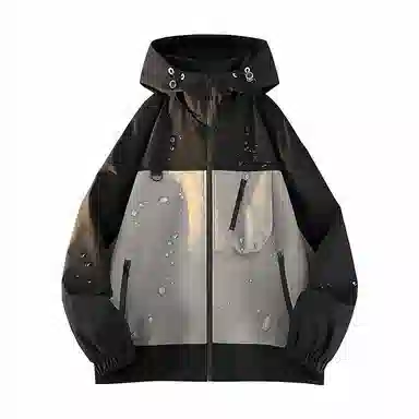 Mountain Outdoor Detachable Letter Print Jacket