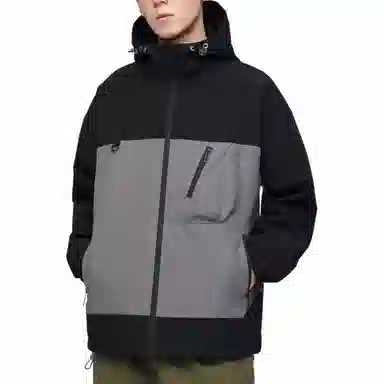 Mountain Outdoor Detachable Letter Print Jacket