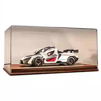 欧洛伊 迈凯伦塞纳超级跑车仿真 合金声光回力 灯光音效 桌面装饰收藏摆件 成品模型