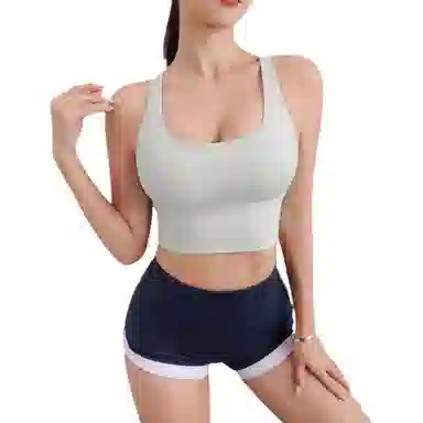 莫代尔 纯色简约防震防下垂大胸显小文胸 女款