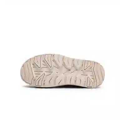 港萌 防水耐磨增高 时尚百搭 及踝 雪地靴 男女同款 米黑色