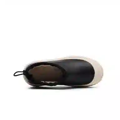 港萌 防水耐磨增高 时尚百搭 及踝 雪地靴 男女同款 米黑色