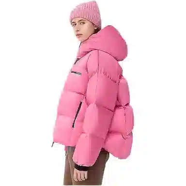 波司登 休闲连帽拉链加厚羽绒服 女款