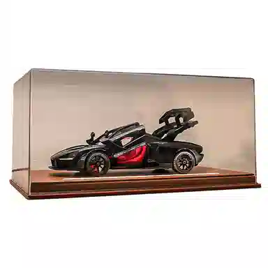 欧洛伊 迈凯伦塞纳超级跑车仿真 合金声光回力 灯光音效 桌面装饰收藏摆件 成品模型