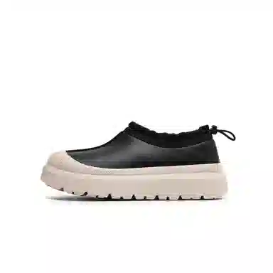 港萌 防水耐磨增高 时尚百搭 及踝 雪地靴 男女同款 米黑色