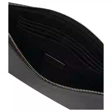 Saint Laurent YSL Black Leather Clutch