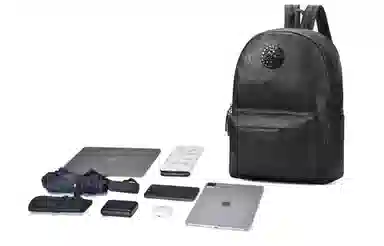 Chusu Black Lion Head Backpack