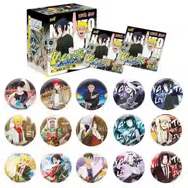 卡游 火影忍者 常规系列 热血开唱马口铁 徽章