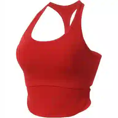 莫代尔 纯色防震定型聚拢镂空美背背心 女款