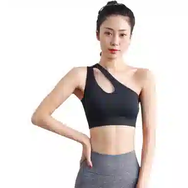 莫代尔 纯色简约舒适聚拢美背镂空文胸 女款