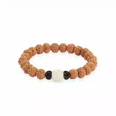 希遇 国潮新中式静心手饰文玩盘串佛系#好运  玉菩 金刚菩提 手串 男女同款情侣款