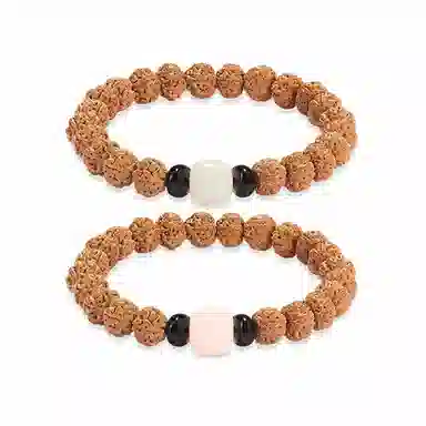 希遇 国潮新中式静心手饰文玩盘串佛系#好运  玉菩 金刚菩提 手串 男女同款情侣款