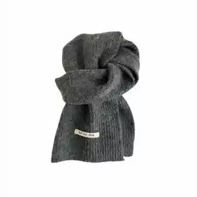 北极绒 韩系含羊毛秋冬季潮流软糯百搭氛围感保暖 绒线围巾 男女同款情侣款