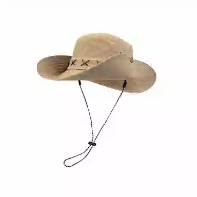 木林森 西部牛仔帽子 夏季防晒遮阳帽美式复古大檐户外露营登山帽 棉 渔夫帽 男女同款情侣款