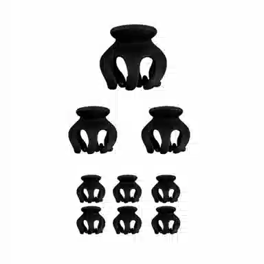 简应舒 碎发侧边刘海夹迷你公主头小抓夹半马尾南瓜夹 亚克力 发饰发夹 男女同款情侣款