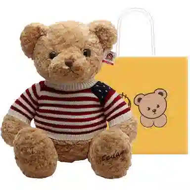 柏文熊 毛衣熊 泰迪熊 玩偶 毛绒公仔