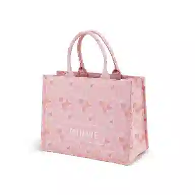 Disney Minnie Canvas Tote Bag Pink