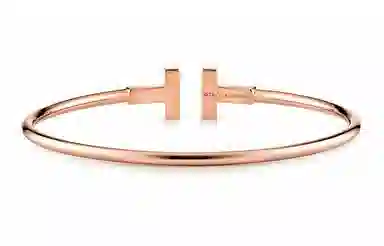 Tiffany & Co. T Series 18K Rose Gold Bracelet
