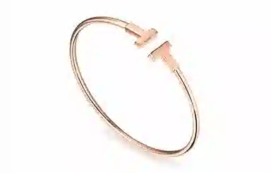 Tiffany & Co. T Series 18K Rose Gold Bracelet