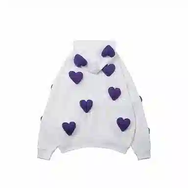 SQQZ Project Heart 3D Padded Hoodie