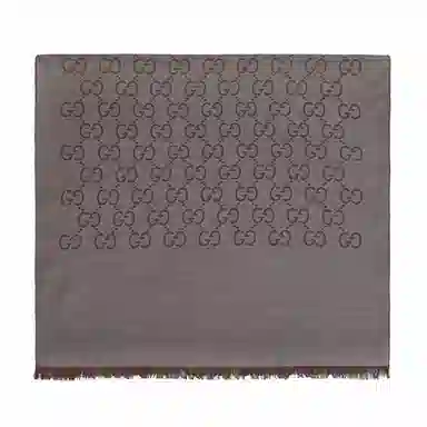 Gucci Wool Fringe Scarf