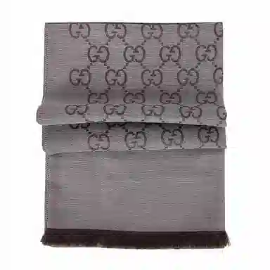 Gucci Wool Fringe Scarf