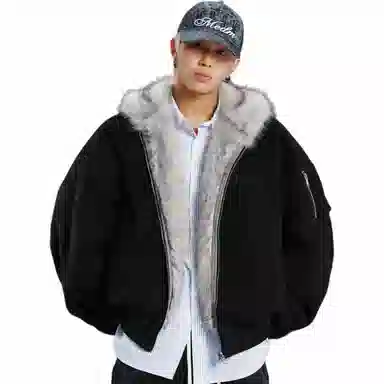 MEDM FW24 Reversible Flight Eagle Hoodie Coat