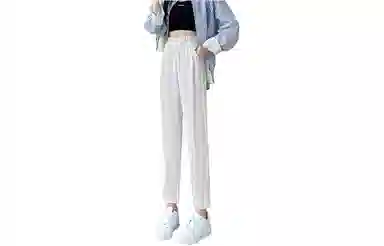 棉购 纯色简约休闲西装裤 女款