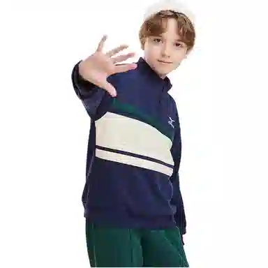 Mizuno Colorblock Logo Sweatshirt Kids